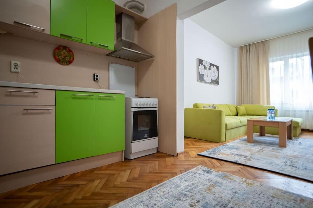 The Green Apartment In The Heart Of Old Sofia 1Bdr Sófia Exterior foto